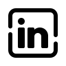 Linkedin icon, professional networking platform for connecting with colleagues and businesses