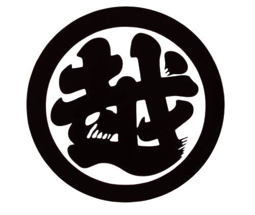 Mitsukoshi logo, a department store chain specializing in high-end retail products and services