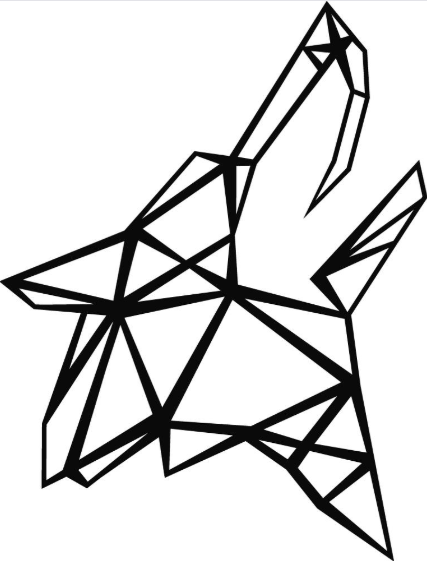 Wolfpack Society logo featuring a stylized wolf head without text