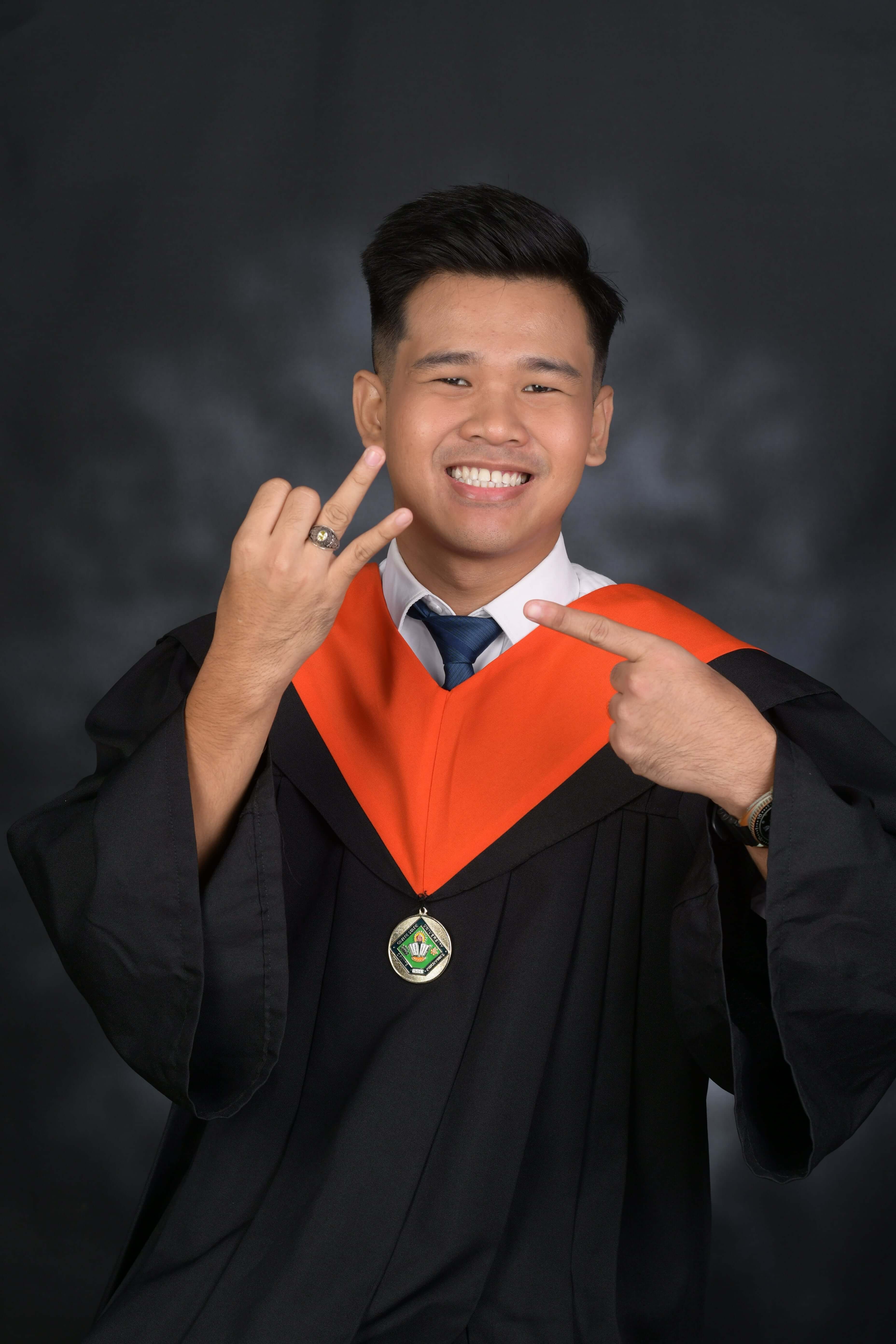 hon Christian F. Rempajo, image, graduation picture