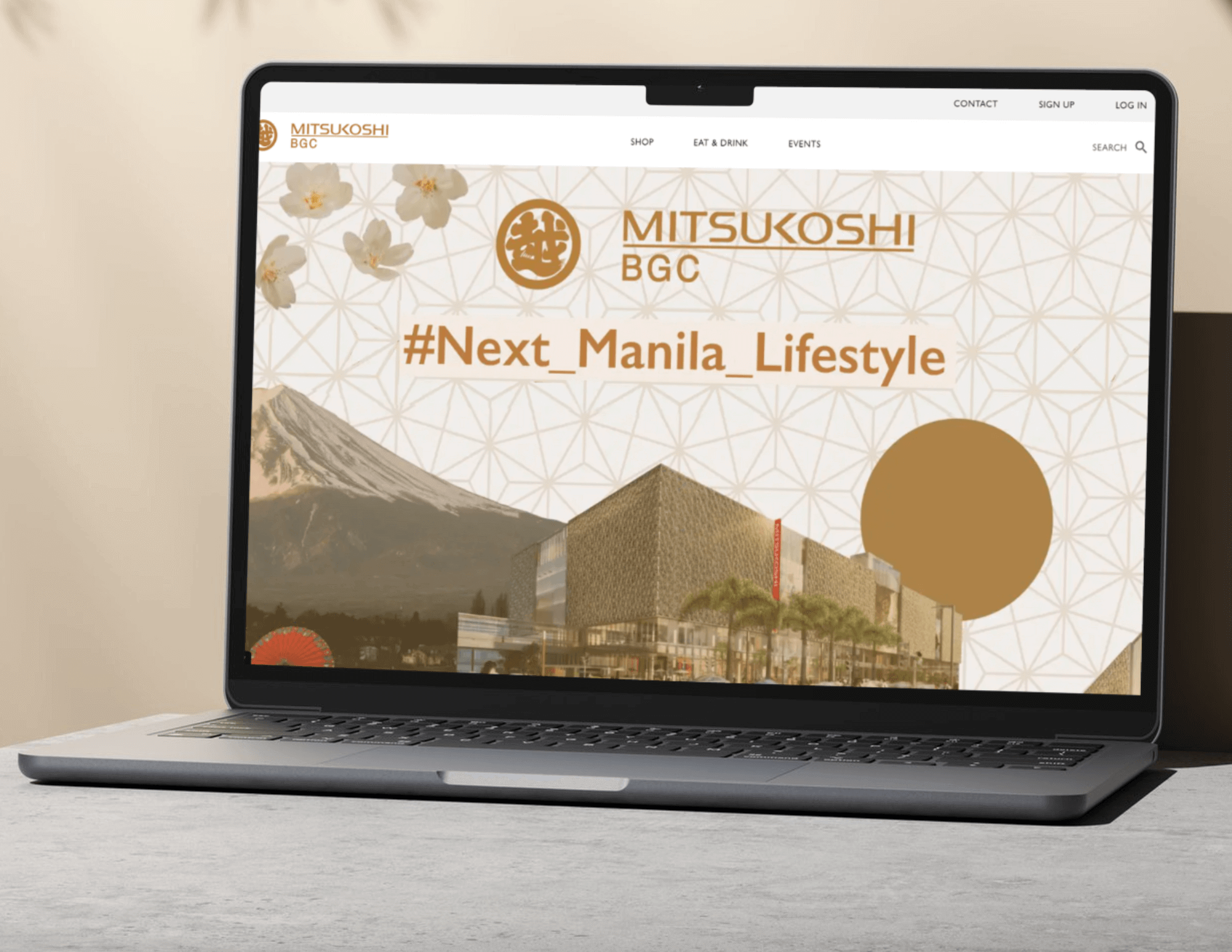 Mitsukoshi Mall BGC, banner image, famous mall in Bonifacio Global City